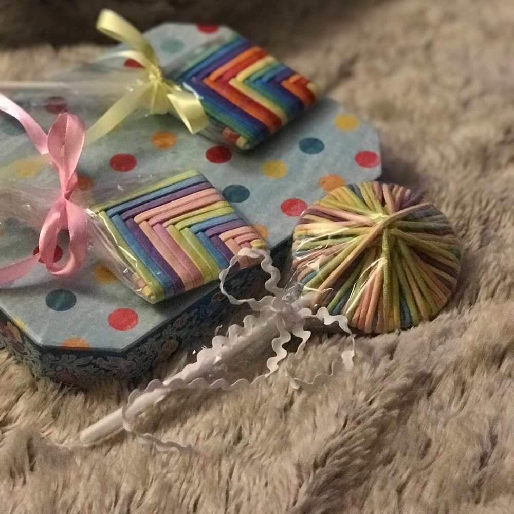 Cute colorful hair ties !